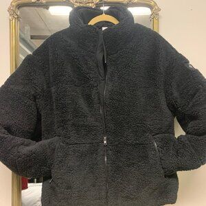 Alo Yoga Black Sherpa Fleece Jacket